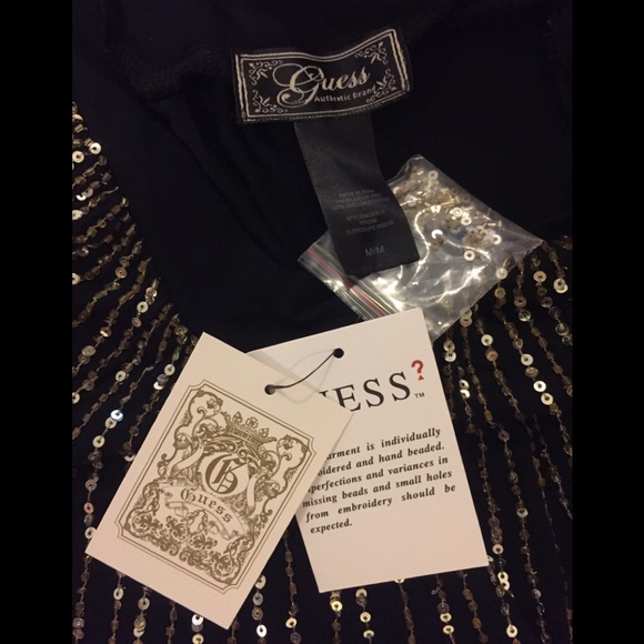 Guess tunic sequined top M NWT - Picture 6 of 6